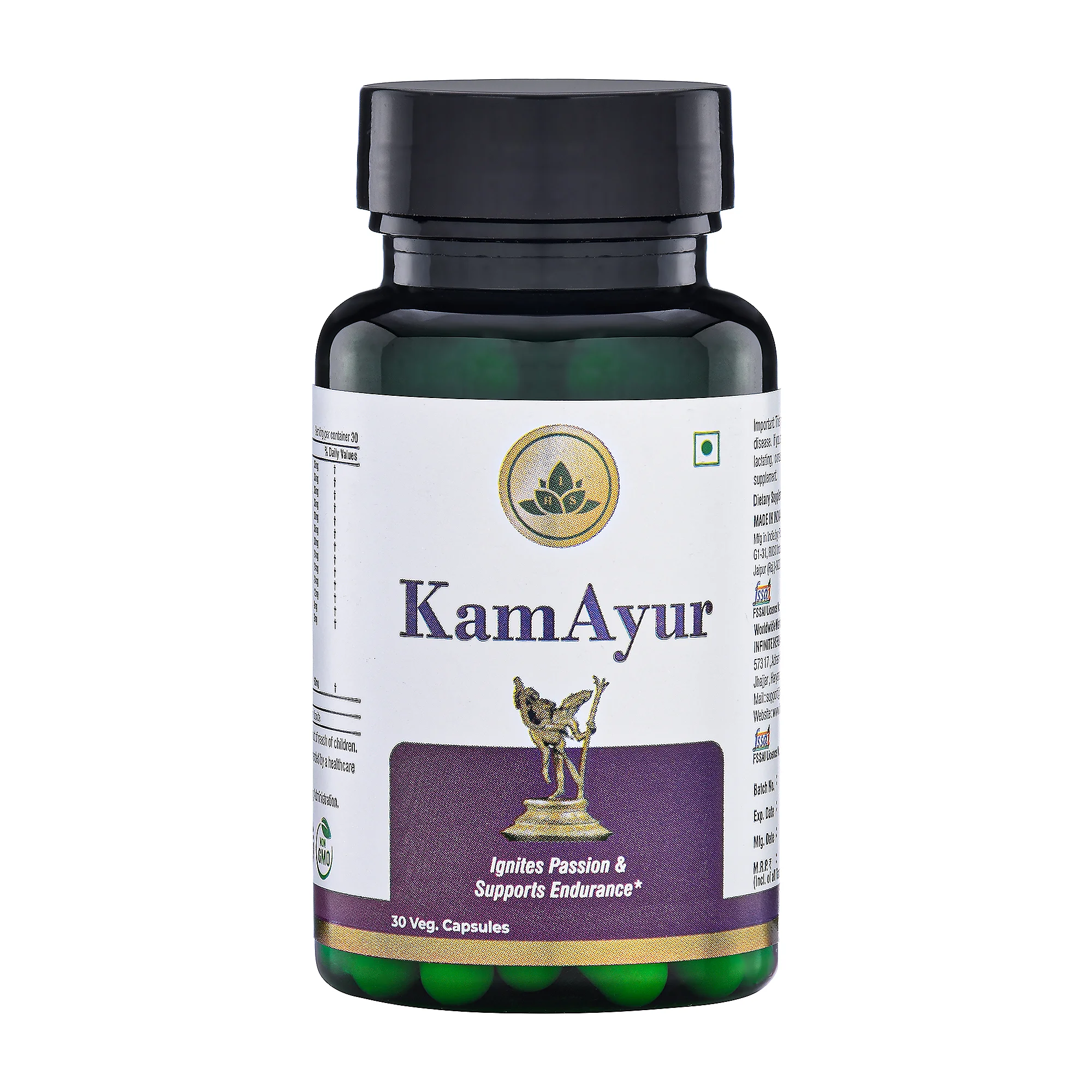 Kamayur Increases testosterone levels and helps improve libido and proper erection