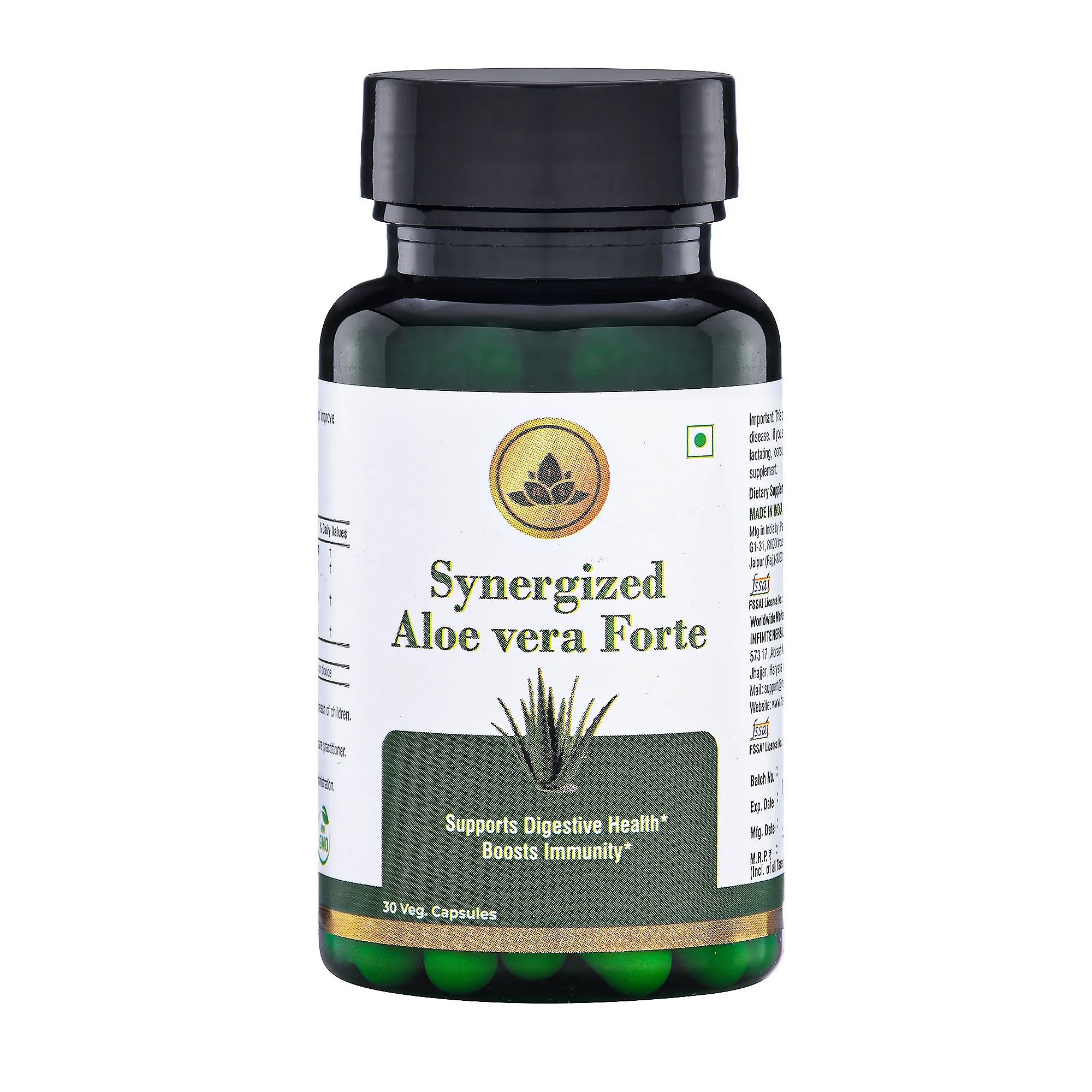 Synergized Aloe vera Forte Herbal Metabolism Boosters