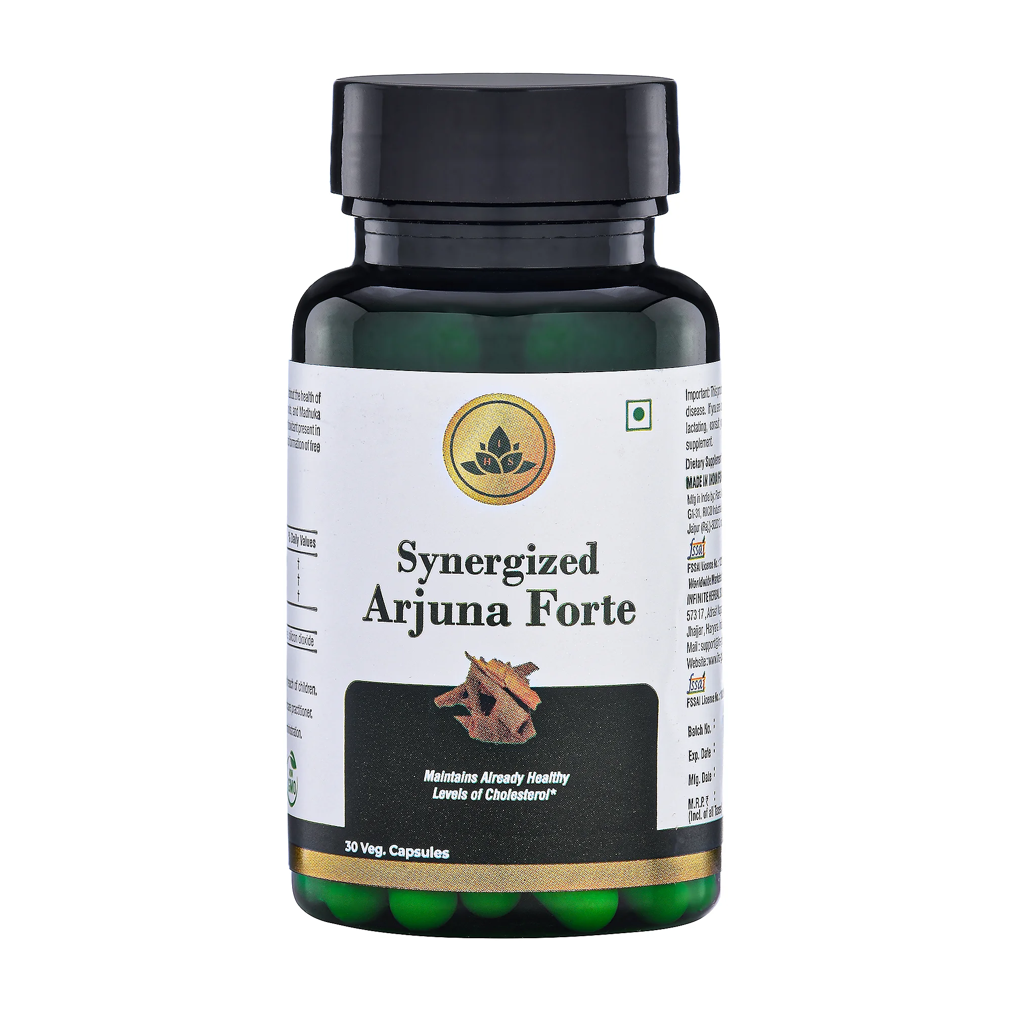 Synergized Arjuna Forte Herbs To Lower Blood Pressure