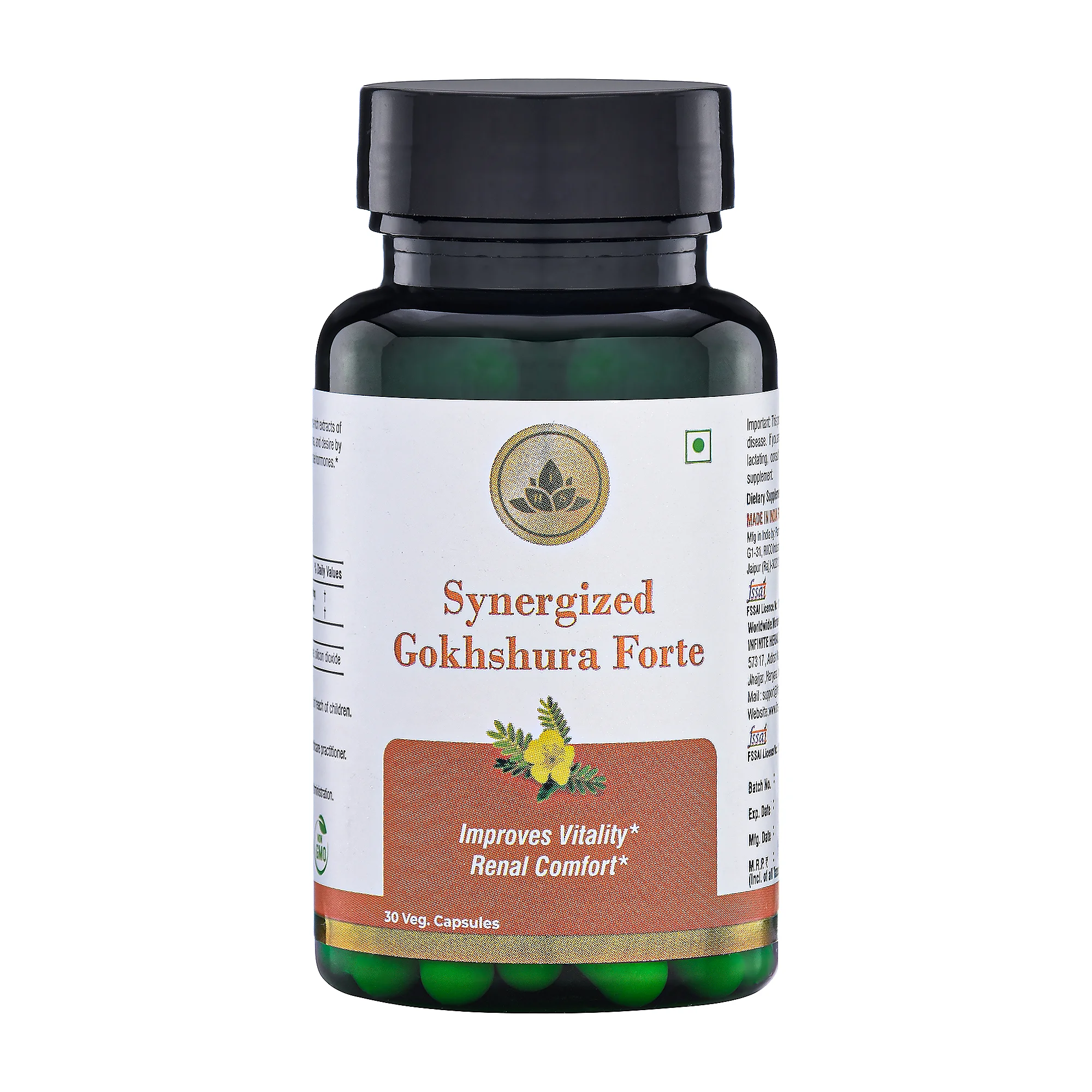 Synergized Gokhshuru Forte Herbs For Stamina And Energy