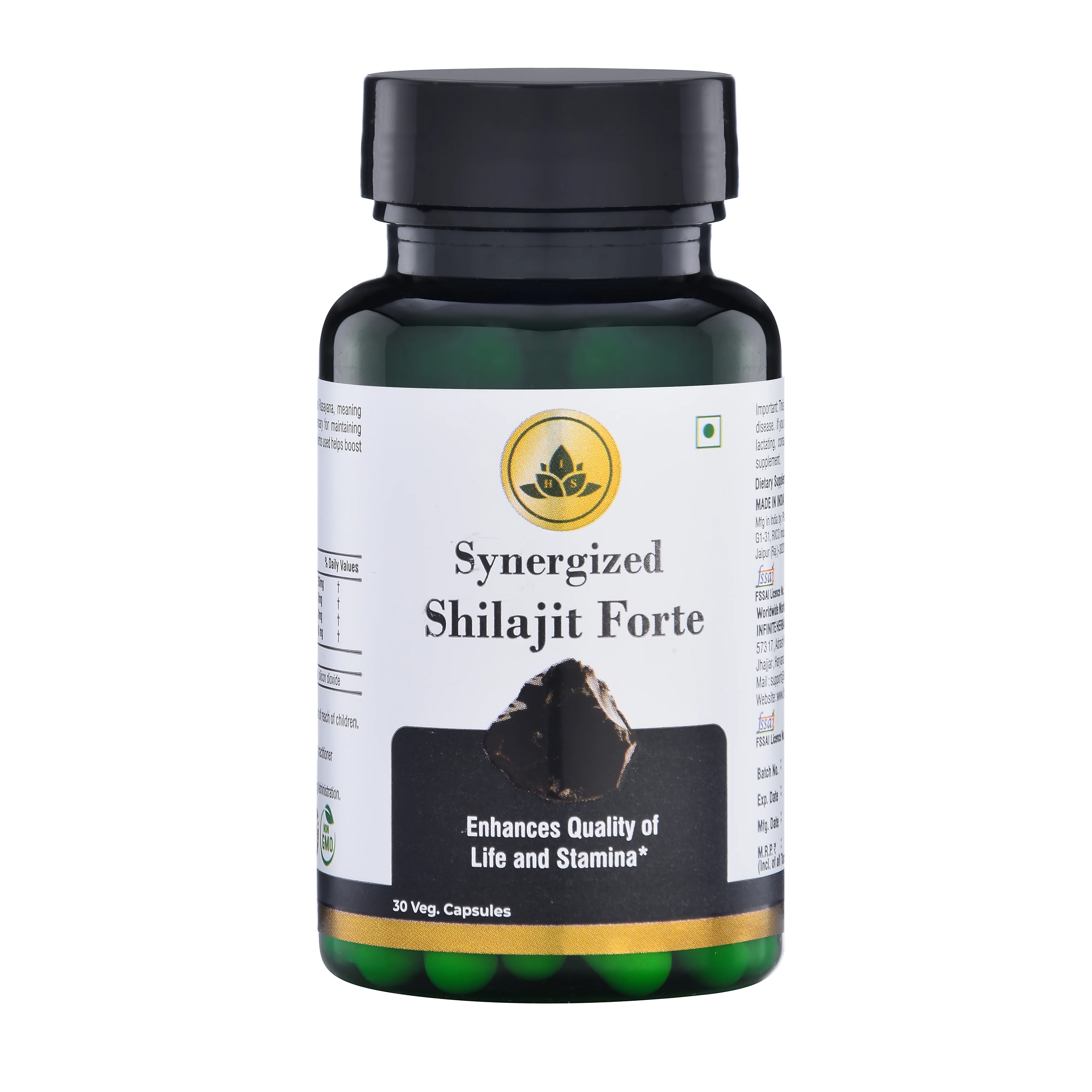 Synergized Shilajit Forte Anti Aging Herbs herbs increase the sperm count